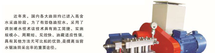 3DTP型油田調(diào)剖泵